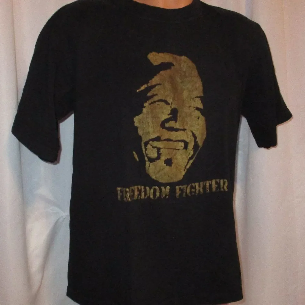 Freedom Fighter Nelson Mandela T Shirt XL Black - Picture 3 of 7